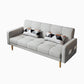 Contemporary Biscuit Back Sofa Bed 22.44"High Square Arm Sofa Bed Clearhalo 'furn' 'furn_sofas' 'Furniture' 'furniture_sofas' 'kitchen' 'kitchen_sofas' 'Living Room Furniture' 'Sofa' 'sofas' 4647817