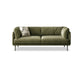 80"High Faux Leather Tuxedo Arm Sewn Pillow Back Sofa, Living Room 71"L x 39"W x 31"H Olive Green Clearhalo 'furn' 'furn_sofas' 'Furniture' 'furniture_sofas' 'kitchen' 'kitchen_sofas' 'Living Room Furniture' 'Sofa' 'sofas' 4647847