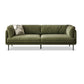 80"High Faux Leather Tuxedo Arm Sewn Pillow Back Sofa, Living Room 87"L x 39.5"W x 31.5"H Olive Green Clearhalo 'furn' 'furn_sofas' 'Furniture' 'furniture_sofas' 'kitchen' 'kitchen_sofas' 'Living Room Furniture' 'Sofa' 'sofas' 4647849