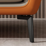 Contemporary Tight Back Tuxedo Arm Loveseat with Black Legs 68H Clearhalo 'furn' 'furn_sofas' 'Furniture' 'furniture_sofas' 'kitchen' 'kitchen_sofas' 'Living Room Furniture' 'Sofa' 'sofas' 4647867