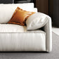 Modern Style White Sofa with Pillow Armrest Cushioned Seat down Seat Padding Clearhalo 'furn' 'furn_sofas' 'Furniture' 'furniture_sofas' 'kitchen' 'kitchen_sofas' 'Living Room Furniture' 'Sofa' 'sofas' 4647885