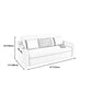 Contemporary Cushions Sofa Bed with Sound 32.28"High Charles Of London Sofa Clearhalo 'furn' 'furn_sofas' 'Furniture' 'furniture_sofas' 'kitchen' 'kitchen_sofas' 'Living Room Furniture' 'Sofa' 'sofas' 4647912