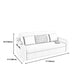 Contemporary Cushions Sofa Bed with Sound 32.28"High Charles Of London Sofa Clearhalo 'furn' 'furn_sofas' 'Furniture' 'furniture_sofas' 'kitchen' 'kitchen_sofas' 'Living Room Furniture' 'Sofa' 'sofas' 4647913