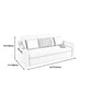 Contemporary Cushions Sofa Bed with Sound 32.28"High Charles Of London Sofa Clearhalo 'furn' 'furn_sofas' 'Furniture' 'furniture_sofas' 'kitchen' 'kitchen_sofas' 'Living Room Furniture' 'Sofa' 'sofas' 4647914