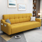 Modern Linen Charles Of London Sofa with Storage Bag for Living Room, Apartment Yellow Clearhalo 'furn' 'furn_sofas' 'Furniture' 'furniture_sofas' 'kitchen' 'kitchen_sofas' 'Living Room Furniture' 'Sofa' 'sofas' 4647933