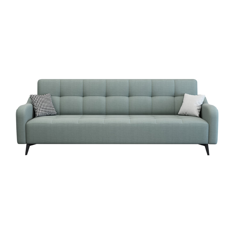 Modern Linen Charles Of London Sofa with Storage Bag for Living Room, Apartment 62"L x 31.5"W x 31.5"H Green Clearhalo 'furn' 'furn_sofas' 'Furniture' 'furniture_sofas' 'kitchen' 'kitchen_sofas' 'Living Room Furniture' 'Sofa' 'sofas' 4647940