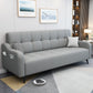 Modern Linen Charles Of London Sofa with Storage Bag for Living Room, Apartment Light Gray Clearhalo 'furn' 'furn_sofas' 'Furniture' 'furniture_sofas' 'kitchen' 'kitchen_sofas' 'Living Room Furniture' 'Sofa' 'sofas' 4647944