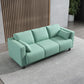 Loose Back Linen Square Arm Modern Sofa with Slipcover for Living Room Light Green Clearhalo 'furn' 'furn_sofas' 'Furniture' 'furniture_sofas' 'kitchen' 'kitchen_sofas' 'Living Room Furniture' 'Sofa' 'sofas' 4647954