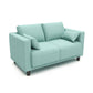 Loose Back Linen Square Arm Modern Sofa with Slipcover for Living Room Clearhalo 'furn' 'furn_sofas' 'Furniture' 'furniture_sofas' 'kitchen' 'kitchen_sofas' 'Living Room Furniture' 'Sofa' 'sofas' 4647958