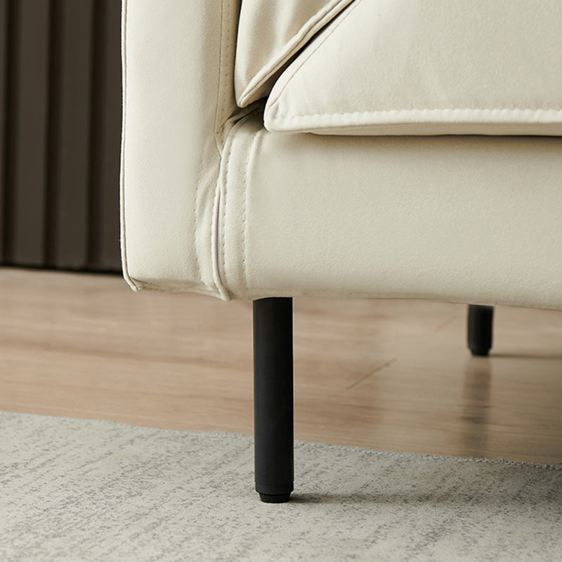 Modern Loose Back Sofa 33.46"High Fabric High Tear Resistance Pillow Top Arm Sofa Clearhalo 'furn' 'furn_sofas' 'Furniture' 'furniture_sofas' 'kitchen' 'kitchen_sofas' 'Living Room Furniture' 'Sofa' 'sofas' 4647979