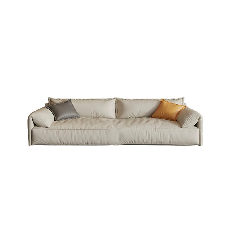 Square Armrest Latex Sponge Seat Filled with Pine Base Rectangular Sofa Clearhalo 'furn' 'furn_sofas' 'Furniture' 'furniture_sofas' 'kitchen' 'kitchen_sofas' 'Living Room Furniture' 'Sofa' 'sofas' 4648156
