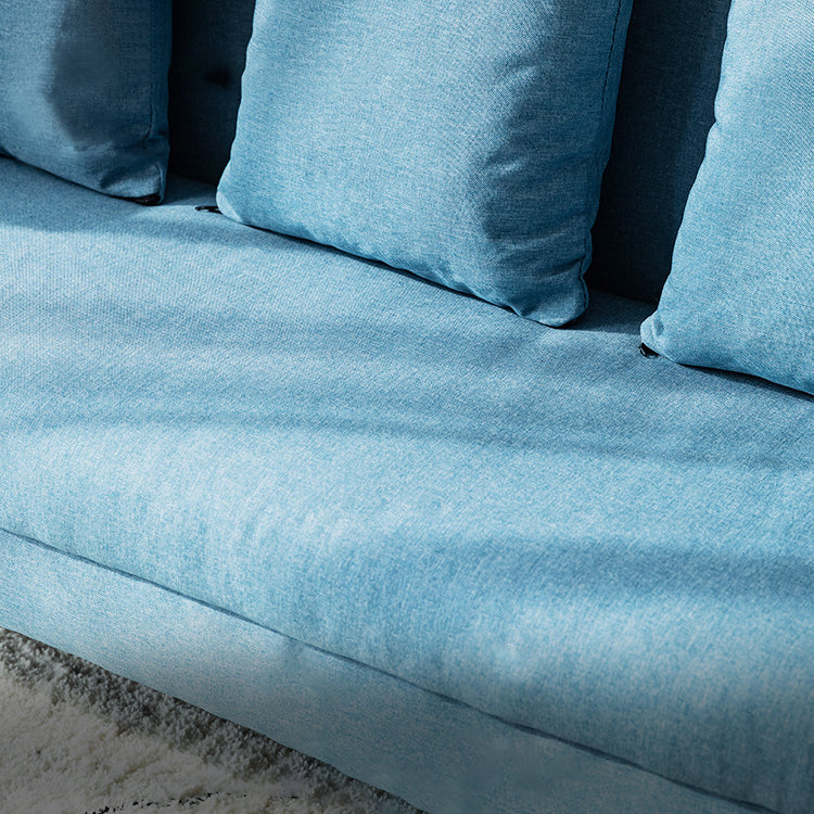 Scandinavian Tight Back Sofa with Storage and Square Arm 65H Clearhalo 'furn' 'furn_sofas' 'Furniture' 'furniture_sofas' 'kitchen' 'kitchen_sofas' 'Living Room Furniture' 'Sofa' 'sofas' 4648193