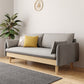 Linen Loose Back Sofa 29.92" High 3-Seat Square Arm Loveseat 63"L x 29.5"W x 29.5"H Gray Clearhalo 'furn' 'furn_sofas' 'Furniture' 'furniture_sofas' 'kitchen' 'kitchen_sofas' 'Living Room Furniture' 'Sofa' 'sofas' 4648204