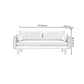Linen Loose Back Sofa 29.92" High 3-Seat Square Arm Loveseat Clearhalo 'furn' 'furn_sofas' 'Furniture' 'furniture_sofas' 'kitchen' 'kitchen_sofas' 'Living Room Furniture' 'Sofa' 'sofas' 4648215