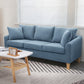 Scandinavian Pillow Top Arm Sofa with Sewn Pillow Back for Apartment Light Blue Clearhalo 'Furniture' 'furniture_sofas' 'kitchen' 'kitchen_sofas' 'Living Room Furniture' 'Sofa' 'sofas' 4648220