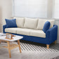 Scandinavian Pillow Top Arm Sofa with Sewn Pillow Back for Apartment Blue-White Clearhalo 'Furniture' 'furniture_sofas' 'kitchen' 'kitchen_sofas' 'Living Room Furniture' 'Sofa' 'sofas' 4648222