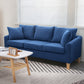 Scandinavian Pillow Top Arm Sofa with Sewn Pillow Back for Apartment Dark Blue Clearhalo 'Furniture' 'furniture_sofas' 'kitchen' 'kitchen_sofas' 'Living Room Furniture' 'Sofa' 'sofas' 4648224