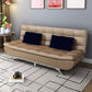 Modern Armless Metal Legs Sofa Faux Leather/Fabric Convertible Sofa Coffee Clearhalo 'furn' 'furn_sofas' 'Furniture' 'furniture_sofas' 'kitchen' 'kitchen_sofas' 'Living Room Furniture' 'Sofa' 'sofas' 4648246