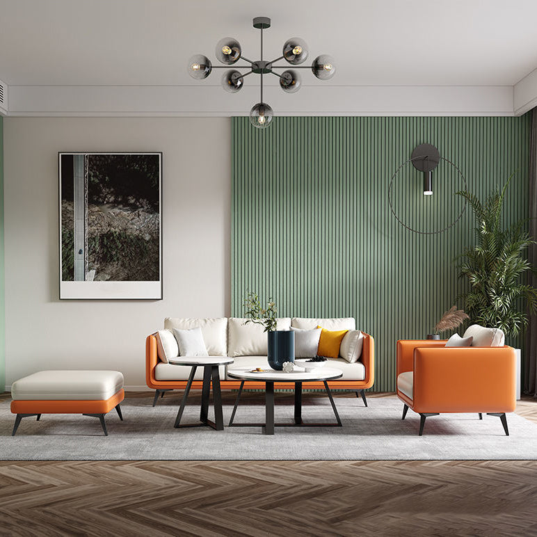 Contemporary Pillow Top Arm Reclining Sofa with Sewn Pillow Back Clearhalo 'furn' 'furn_sofas' 'Furniture' 'furniture_sofas' 'kitchen' 'kitchen_sofas' 'Living Room Furniture' 'Sofa' 'sofas' 4648278