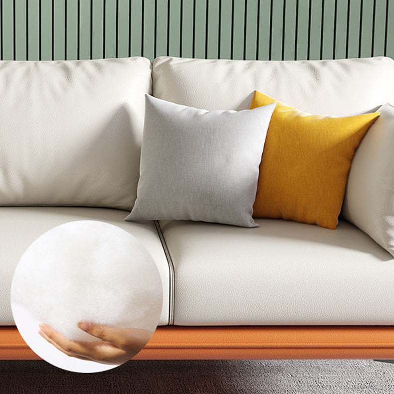 Contemporary Pillow Top Arm Reclining Sofa with Sewn Pillow Back Clearhalo 'furn' 'furn_sofas' 'Furniture' 'furniture_sofas' 'kitchen' 'kitchen_sofas' 'Living Room Furniture' 'Sofa' 'sofas' 4648284