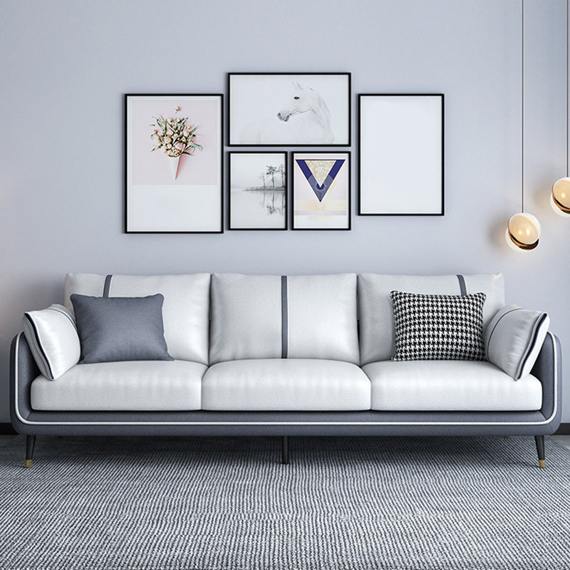 Stationary Stain Resistant 3 Seater Living Room Standard Sofa with Multiple Cushions Clearhalo 'furn' 'furn_sofas' 'Furniture' 'furniture_sofas' 'kitchen' 'kitchen_sofas' 'Living Room Furniture' 'Sofa' 'sofas' 4648291