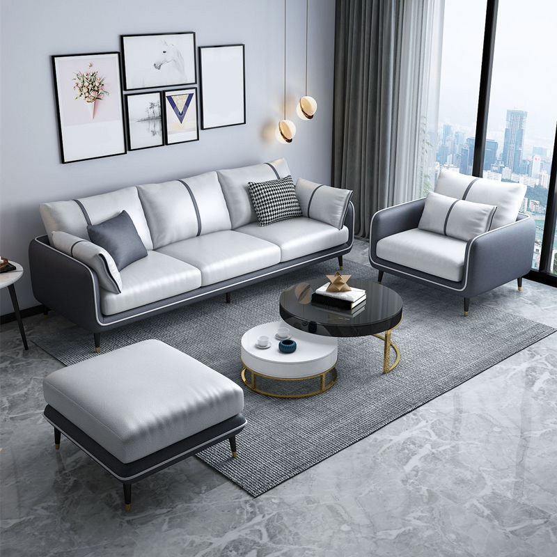 Stationary Stain Resistant 3 Seater Living Room Standard Sofa with Multiple Cushions Clearhalo 'furn' 'furn_sofas' 'Furniture' 'furniture_sofas' 'kitchen' 'kitchen_sofas' 'Living Room Furniture' 'Sofa' 'sofas' 4648294