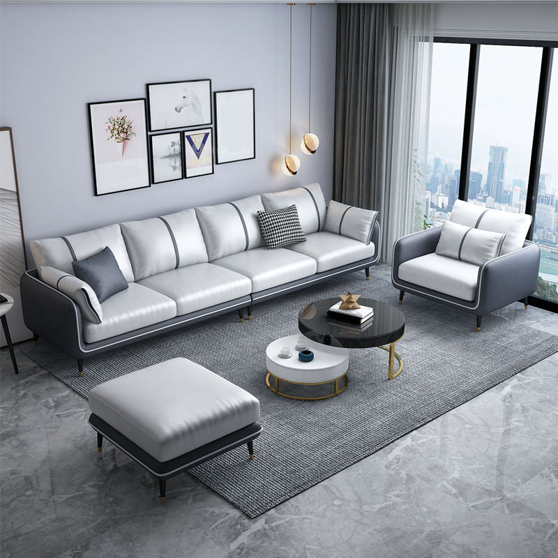 Stationary Stain Resistant 3 Seater Living Room Standard Sofa with Multiple Cushions Clearhalo 'furn' 'furn_sofas' 'Furniture' 'furniture_sofas' 'kitchen' 'kitchen_sofas' 'Living Room Furniture' 'Sofa' 'sofas' 4648298