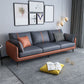 Stationary Stain Resistant 3 Seater Living Room Standard Sofa with Multiple Cushions Orange-Gray Clearhalo 'furn' 'furn_sofas' 'Furniture' 'furniture_sofas' 'kitchen' 'kitchen_sofas' 'Living Room Furniture' 'Sofa' 'sofas' 4648300