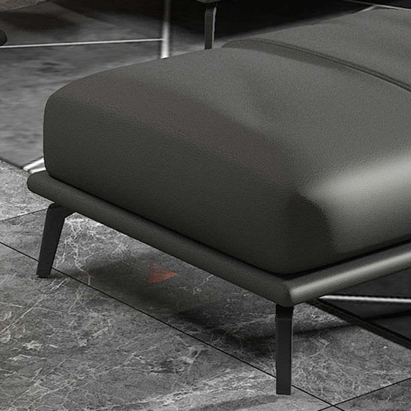 30.31" H Modern Square Arm Sofa With Tight Seat and Loose Back, Brown Clearhalo 'furn' 'furn_sofas' 'Furniture' 'furniture_sofas' 'kitchen' 'kitchen_sofas' 'Living Room Furniture' 'Sofa' 'sofas' 4648315