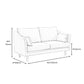 Scandinavian Loose Back Sofa 27.17" H Square Arm Slipcovered Loveseat Clearhalo 'Furniture' 'furniture_sofas' 'kitchen' 'kitchen_sofas' 'Living Room Furniture' 'Sofa' 'sofas' 4648367