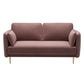 Mid-Century Modern Square Arm Sofa 32.2-In High Cushions Slipcovered Sofa Clearhalo 'furn' 'furn_sofas' 'Furniture' 'furniture_sofas' 'kitchen' 'kitchen_sofas' 'Living Room Furniture' 'Sofa' 'sofas' 4648410