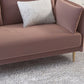 Mid-Century Modern Square Arm Sofa 32.2-In High Cushions Slipcovered Sofa Clearhalo 'furn' 'furn_sofas' 'Furniture' 'furniture_sofas' 'kitchen' 'kitchen_sofas' 'Living Room Furniture' 'Sofa' 'sofas' 4648416
