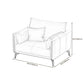 Grey Stain Resistant Settee Couch Square Arm Loose Back Loveseat Clearhalo 'furn' 'furn_sofas' 'Furniture' 'furniture_sofas' 'kitchen' 'kitchen_sofas' 'Living Room Furniture' 'Sofa' 'sofas' 4648454