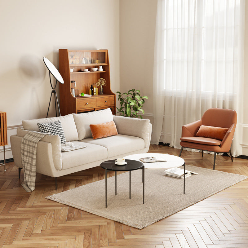 Sofa Chaise for Apartment Flared Arm Sofa for Home Living Room Clearhalo 'Furniture' 'furniture_sofas' 'kitchen' 'kitchen_sofas' 'Living Room Furniture' 'Sofa' 'sofas' 4648494