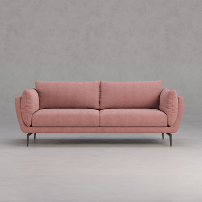 Sofa Chaise for Apartment Flared Arm Sofa for Home Living Room Red Clearhalo 'Furniture' 'furniture_sofas' 'kitchen' 'kitchen_sofas' 'Living Room Furniture' 'Sofa' 'sofas' 4648496