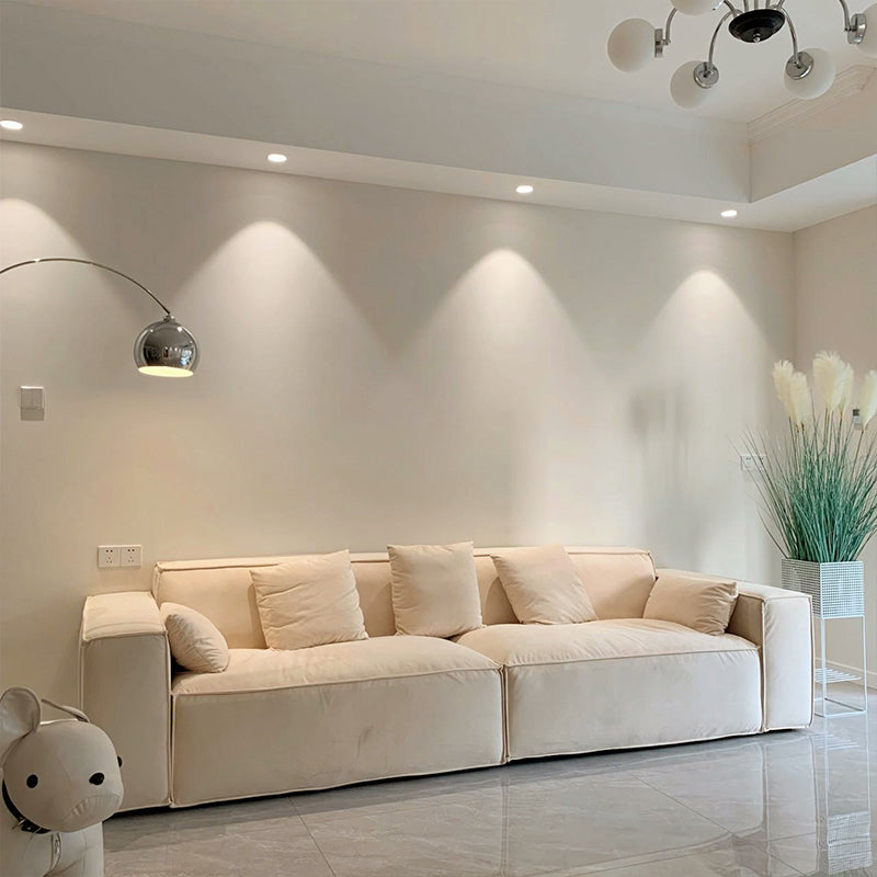 Modern Cushions Sofa 39"W Sofa with Square Arm for Living Room 67"L x 39"W x 27"H Clearhalo 'furn' 'furn_sofas' 'Furniture' 'furniture_sofas' 'kitchen' 'kitchen_sofas' 'Living Room Furniture' 'Sofa' 'sofas' 4648505