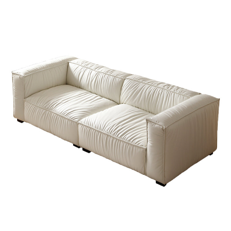Modern Cushions Sofa 39"W Sofa with Square Arm for Living Room 83"L x 39"W x 27"H Clearhalo 'furn' 'furn_sofas' 'Furniture' 'furniture_sofas' 'kitchen' 'kitchen_sofas' 'Living Room Furniture' 'Sofa' 'sofas' 4648509