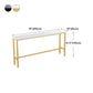 Marble Counter Wine Table with Rectangle Table Top Trestle Table - 41.3" H Clearhalo 'Bar Furniture' 'Bar Tables' 'bar_tables' 'furn' 'furn_bar_tables' 'Furniture' 'furniture_bar_tables' 'Kitchen & Dining Furniture' 'kitchen&dining_furn' 'kitchen' 4653641