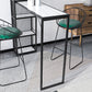 White Black and Gold Glam Style Bar Table in Metal Milk Tea Shop Bar Table Clearhalo 'Bar Furniture' 'Bar Tables' 'bar_tables' 'furn' 'furn_bar_tables' 'Furniture' 'furniture_bar_tables' 'Kitchen & Dining Furniture' 'kitchen&dining_furn' 'kitchen' 4653691