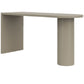 Industrial Wood Bar Table with Specialty Table Top Double Pedestal Table - 41.3" H Grey Without Chairs Clearhalo 'Bar Furniture' 'Bar Tables' 'bar_tables' 'furn' 'furn_bar_tables' 'Furniture' 'furniture_bar_tables' 'Kitchen & Dining Furniture' 4653736