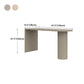 Industrial Wood Bar Table with Specialty Table Top Double Pedestal Table - 41.3" H Clearhalo 'Bar Furniture' 'Bar Tables' 'bar_tables' 'furn' 'furn_bar_tables' 'Furniture' 'furniture_bar_tables' 'Kitchen & Dining Furniture' 4653739