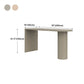 Industrial Wood Bar Table with Specialty Table Top Double Pedestal Table - 41.3" H Clearhalo 'Bar Furniture' 'Bar Tables' 'bar_tables' 'furn' 'furn_bar_tables' 'Furniture' 'furniture_bar_tables' 'Kitchen & Dining Furniture' 4653743