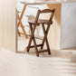 Contemporary Solid Wood Folding Bar Stool Indoor Barstools With Wood Seat and Low Back Clearhalo 'Bar Furniture' 'Bar Stools' 'bar_stools' 'furn' 'furn_bar_stools' 'furniture_bar_stools' 'Kitchen & Dining Furniture' 'kitchen&dining_furn' 'kitchen' 'kitchen_furn' Furniture' 4653811