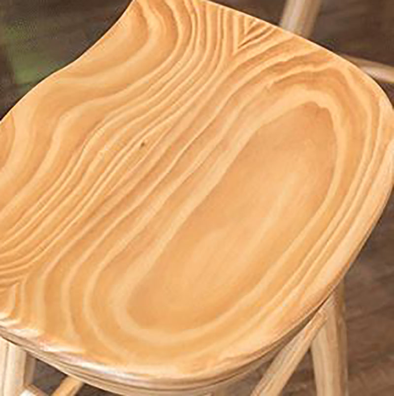 Contemporary Solid Wood Bar Stool Indoor Bar Stool with Wood Seat and Footrest Clearhalo 'Bar Furniture' 'Bar Stools' 'bar_stools' 'furn' 'furn_bar_stools' 'furniture_bar_stools' 'Kitchen & Dining Furniture' 'kitchen&dining_furn' 'kitchen' 'kitchen_furn' Furniture' 4653881