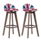 Contemporary Solid Wood Barstools Indoor Bar Stool with Footrest and Low Back Off-White 2 Piece Set Clearhalo 'Bar Furniture' 'Bar Stools' 'bar_stools' 'furn' 'furn_bar_stools' 'furniture_bar_stools' 'Kitchen & Dining Furniture' 'kitchen&dining_furn' 'kitchen' 'kitchen_furn' Furniture' 4653974