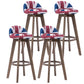 Contemporary Solid Wood Barstools Indoor Bar Stool with Footrest and Low Back Off-White 4 Piece Set Clearhalo 'Bar Furniture' 'Bar Stools' 'bar_stools' 'furn' 'furn_bar_stools' 'furniture_bar_stools' 'Kitchen & Dining Furniture' 'kitchen&dining_furn' 'kitchen' 'kitchen_furn' Furniture' 4653989