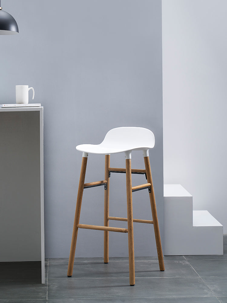 Contemporary Simple Counter Stools 30 Inch Wood 4 Legs Indoor Bar Stool Clearhalo 'Bar Furniture' 'Bar Stools' 'bar_stools' 'furn' 'furn_bar_stools' 'furniture_bar_stools' 'Kitchen & Dining Furniture' 'kitchen&dining_furn' 'kitchen' 'kitchen_furn' Furniture' 4654220