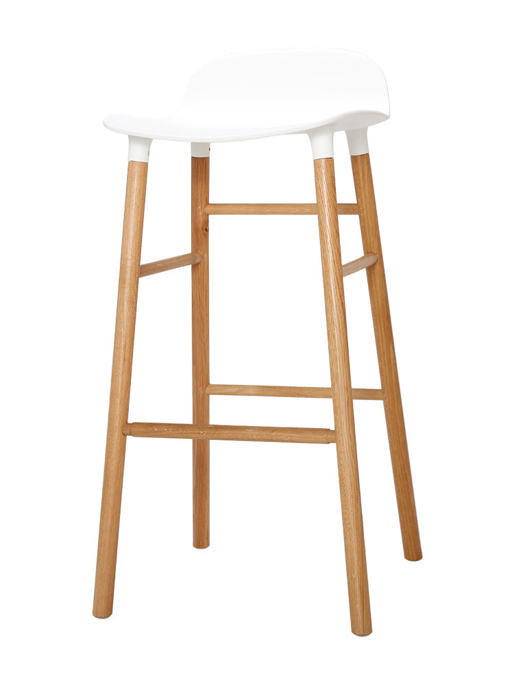 Contemporary Simple Counter Stools 30 Inch Wood 4 Legs Indoor Bar Stool Clearhalo 'Bar Furniture' 'Bar Stools' 'bar_stools' 'furn' 'furn_bar_stools' 'furniture_bar_stools' 'Kitchen & Dining Furniture' 'kitchen&dining_furn' 'kitchen' 'kitchen_furn' Furniture' 4654223