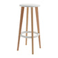Contemporary Simple Wood Counter Stools Circular Seats Indoor Bar Stool White 1 Piece Clearhalo 'Bar Furniture' 'Bar Stools' 'bar_stools' 'furniture_bar_stools' 'Kitchen & Dining Furniture' 'kitchen&dining_furn' 'kitchen' 'kitchen_furn' Furniture' 4654275