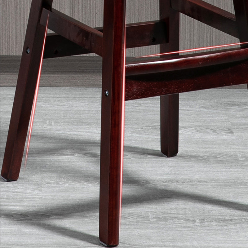 Leather Indoor Counter Stools Industrial Wood Bar Stools with Round Seat Clearhalo 'Bar Furniture' 'Bar Stools' 'bar_stools' 'furn' 'furn_bar_stools' 'furniture_bar_stools' 'Kitchen & Dining Furniture' 'kitchen&dining_furn' 'kitchen' 'kitchen_furn' Furniture' 4654333